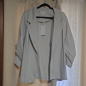 DEAR SCARLETT light Gray Magic Blazer 2x